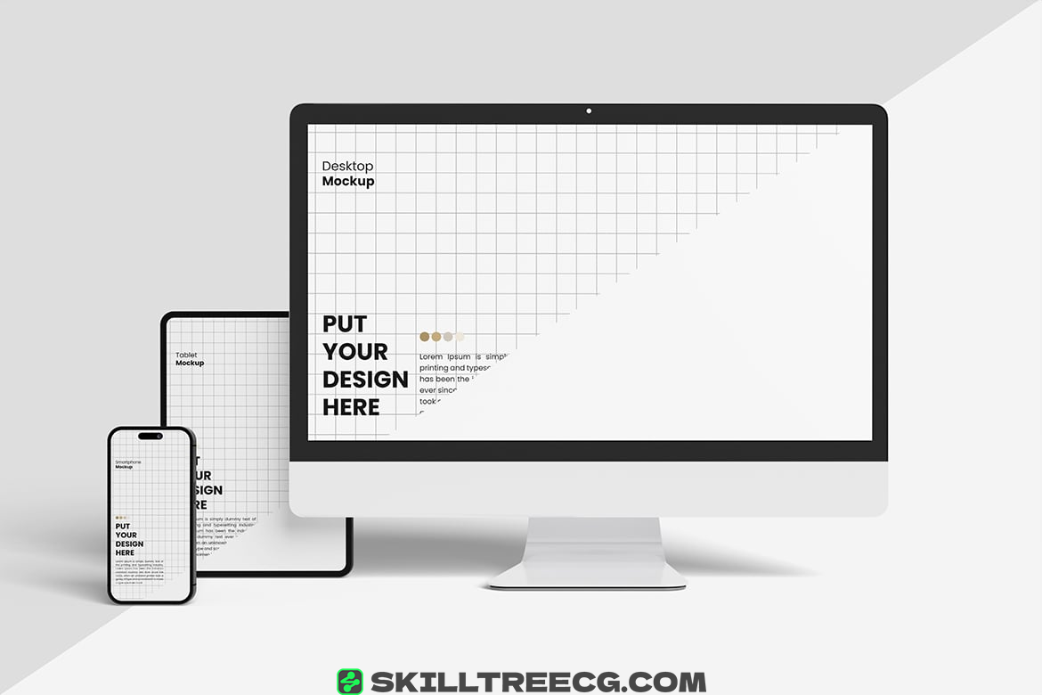 图片[2]-Multi Devices Mockup with Clean Background（180275）-技能树